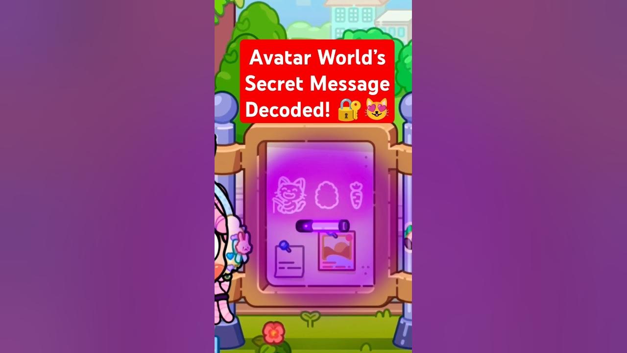 Avatar Worldβs Secret Message Decoded! ππ»#shortsvideo #new #tocaboca #2025 Avatar Worldβs Secret Message Decoded! ππ»#shortsvideo #new #tocaboca #2025