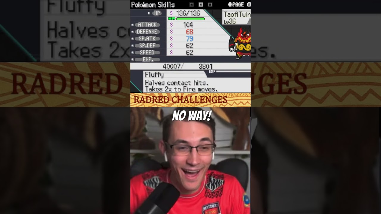 FLUFFY EMBOAR!!! Pokémon Radical Red Hardcore Randomizer Nuzlocke. 