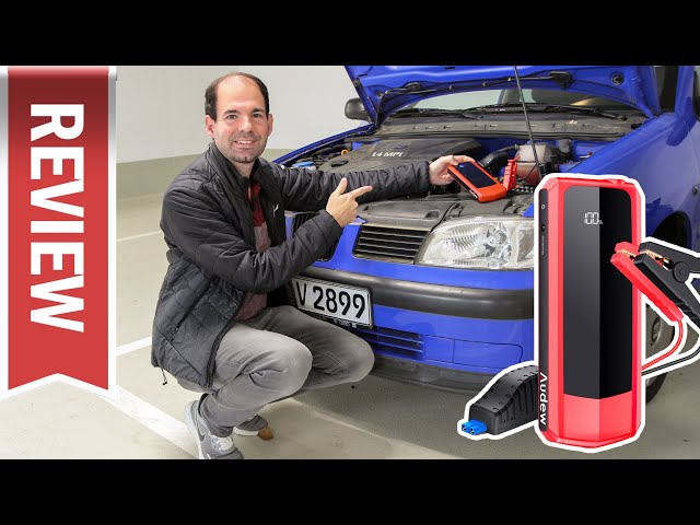 AUDEW Autobatterie-Ladegerät (20000mAh Auto-Starthilfe, 2xUSB, LED Licht)