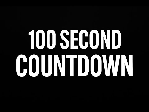 100 Second Countdown Timer with Beep | Loud Beep Every Second + End Alarm
