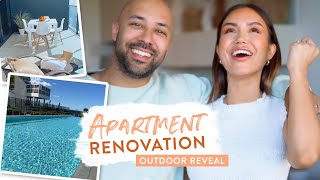APARTMENT RENOVATION - OUTDOOR REVEAL (ep 3)