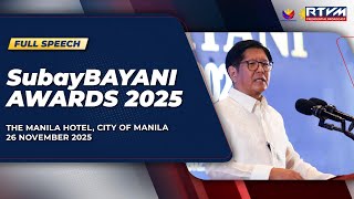 SubayBAYANI Awards 2025 (Speech) 11/26/2025