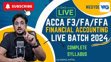 (22) Chapter 17 (comp) - Incomplete Record | F3/FA - Financial Accounting | Live classes(Wegyde)