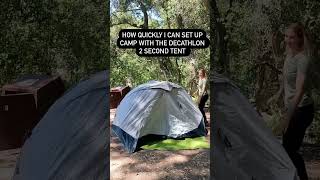 This Tent takes 1 minute to set UP!