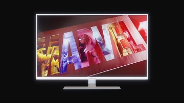 Viewsonic Display with Marvel Cinematic Intro - Blender 2.8 Eevee Realtime Render ( Fake Ad )