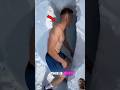 the man found a secret door inside a icehole then this happened!😱 #shorts #viral #shortsviral #ice