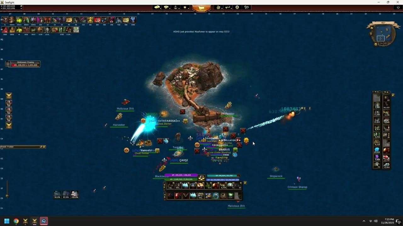 Seafight glb7  No hands Get rekt 