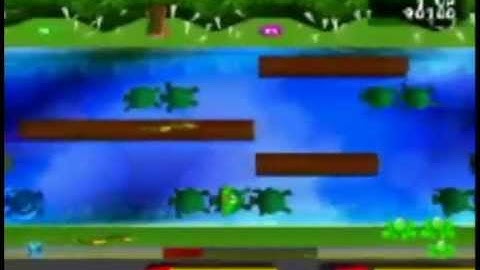 Frogger (PSX) Walkthrough Retro Zone: 1-4 Retro Level 4