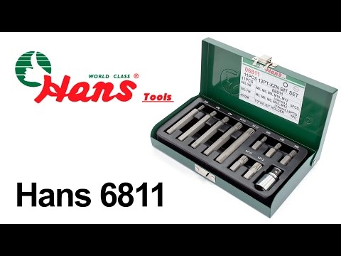 Hans 6811 — набор бит — видео обзор 130.com.ua