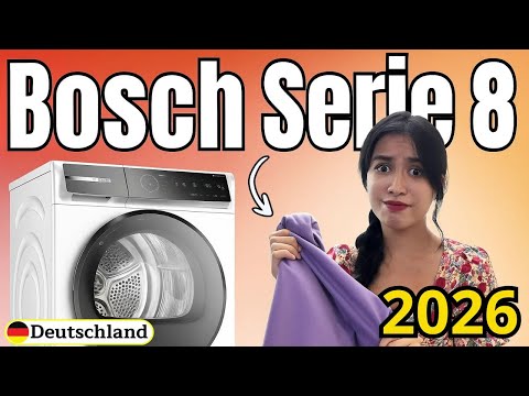 Bosch Serie 8 Wärmepumpentrockner im Test: WQB245B40 &amp; WQB246C40 im Vergleich – Trockner 9 kg Bosch