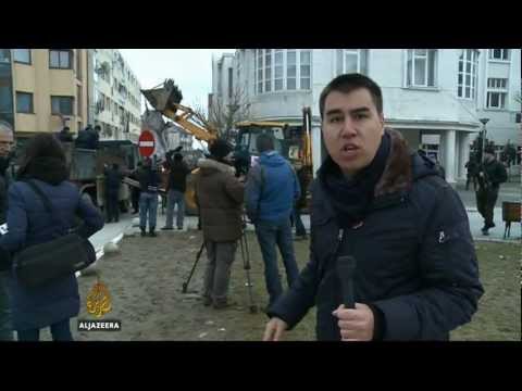 Vlasti Srbije uklonile spomenik u Preševu – Al Jazeera Balkans