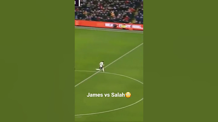 incredible speed of Daniel James vs Salah.