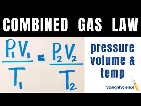 Combined Gas Law - Pressure, Volume and Temperature - Straight Science