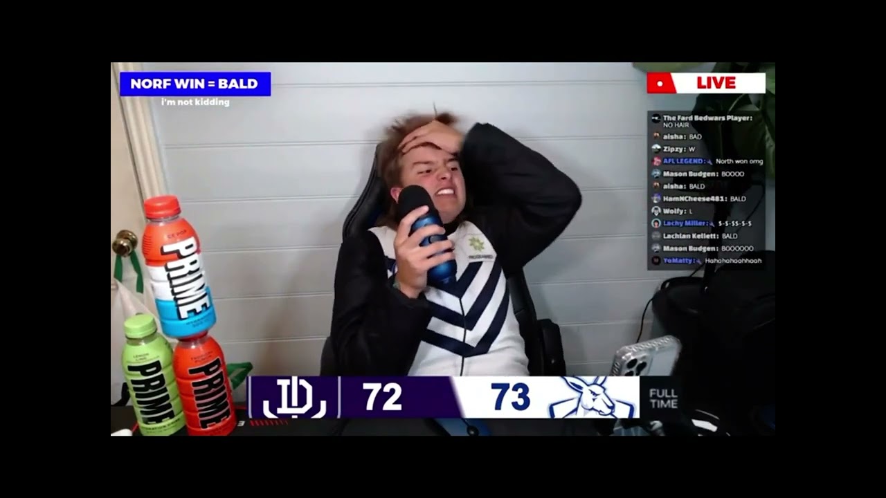 Ryder henchie raging at  Freo losing to north Melbourne