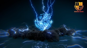 ID #129 - Lightning Strike Logo Intro Animation - Design Bank Logo Animation