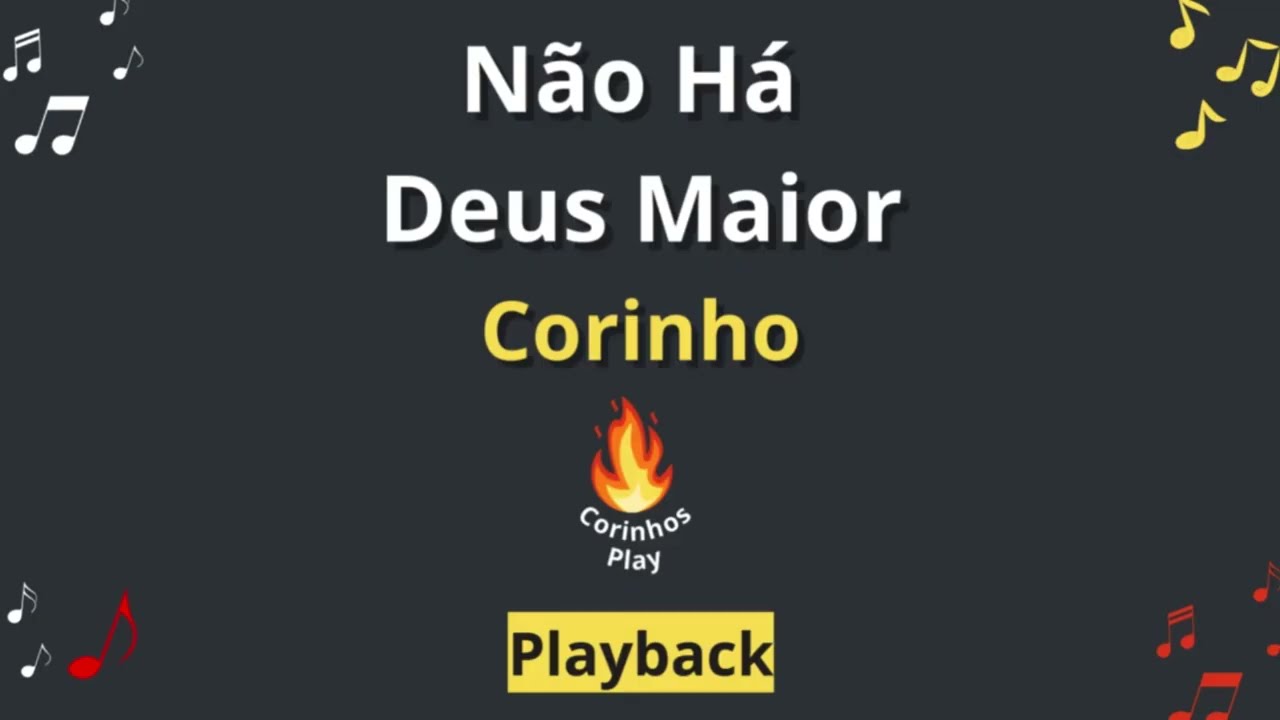 🎶 Não Há Deus Maior (Playback de Violão🎸) COM LETRA