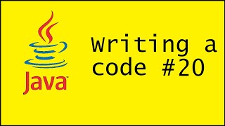 Java - Writing a code #20 (funzioni di una calcolatrice)