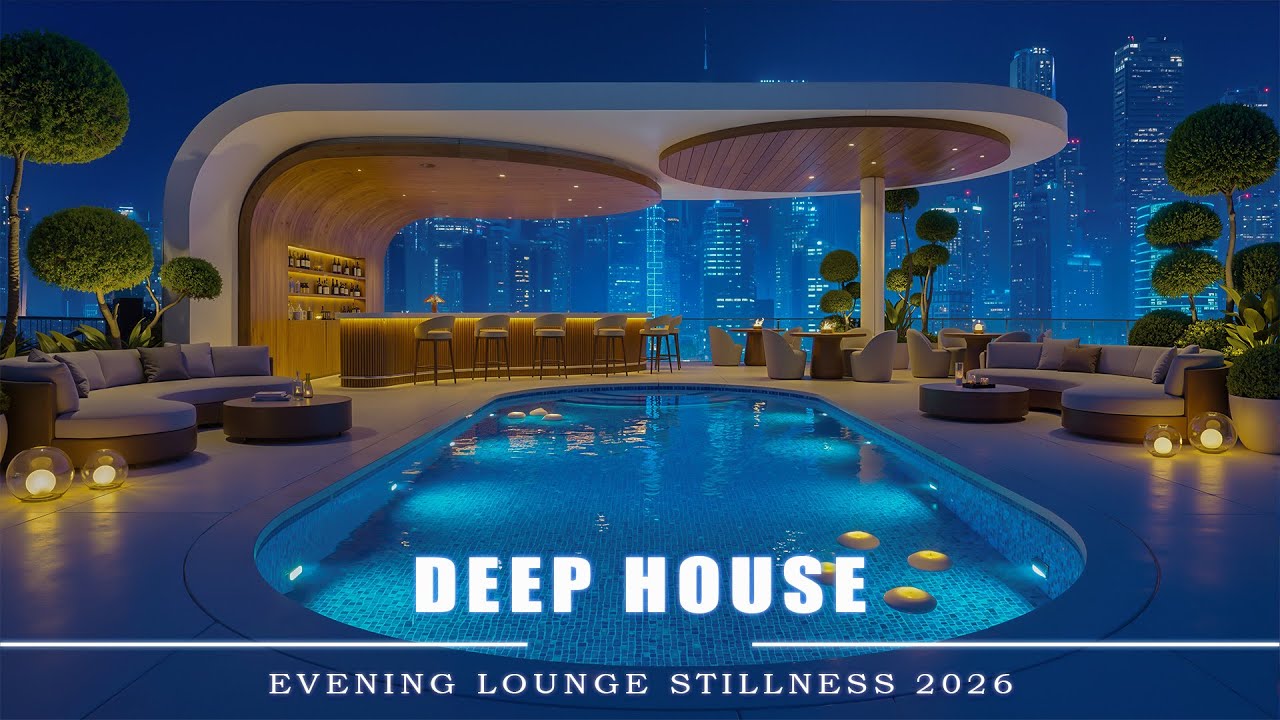 Luxury Chillout Lounge Music ~ Rooftop Pool Nights & Urban City Glow