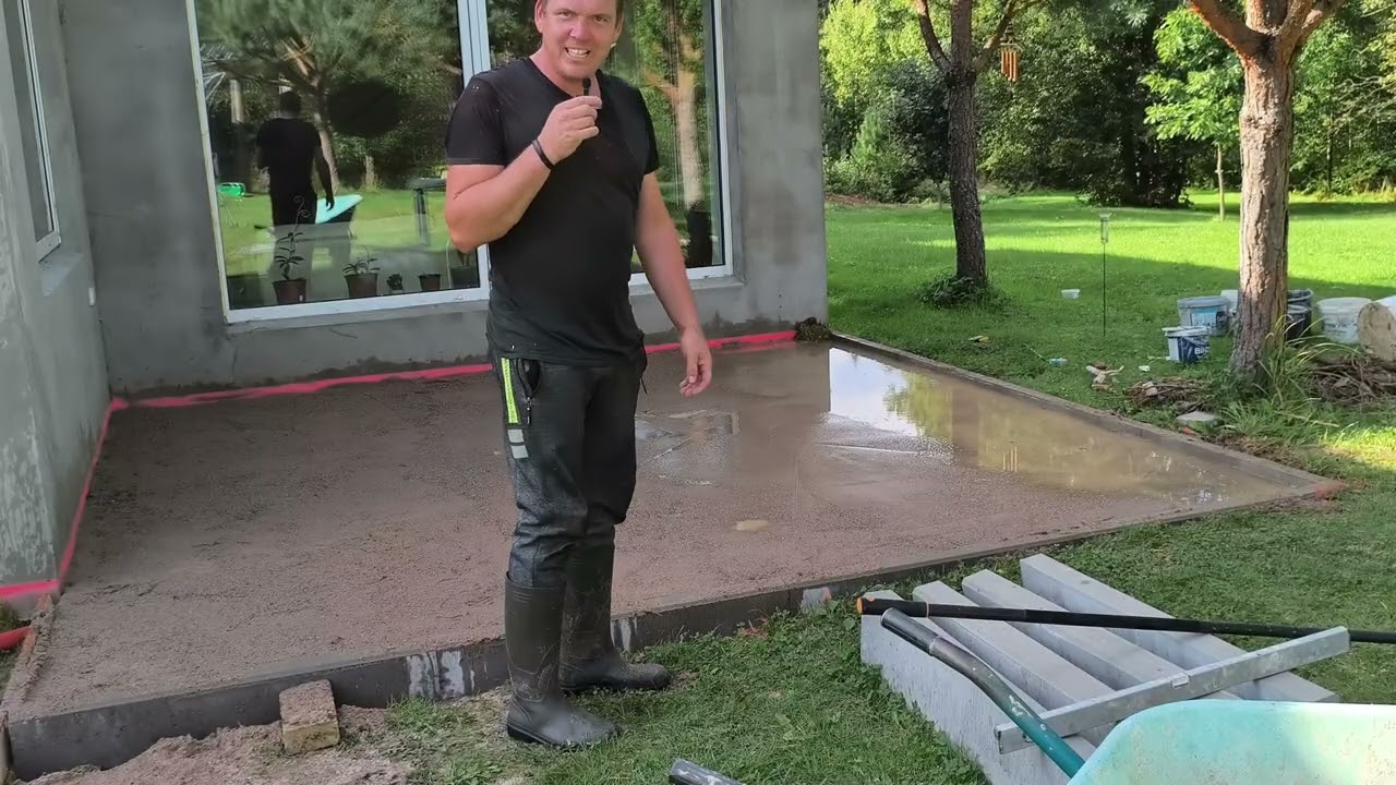 Mājas būvniecība 83.daļa. Terase 2.sērija!