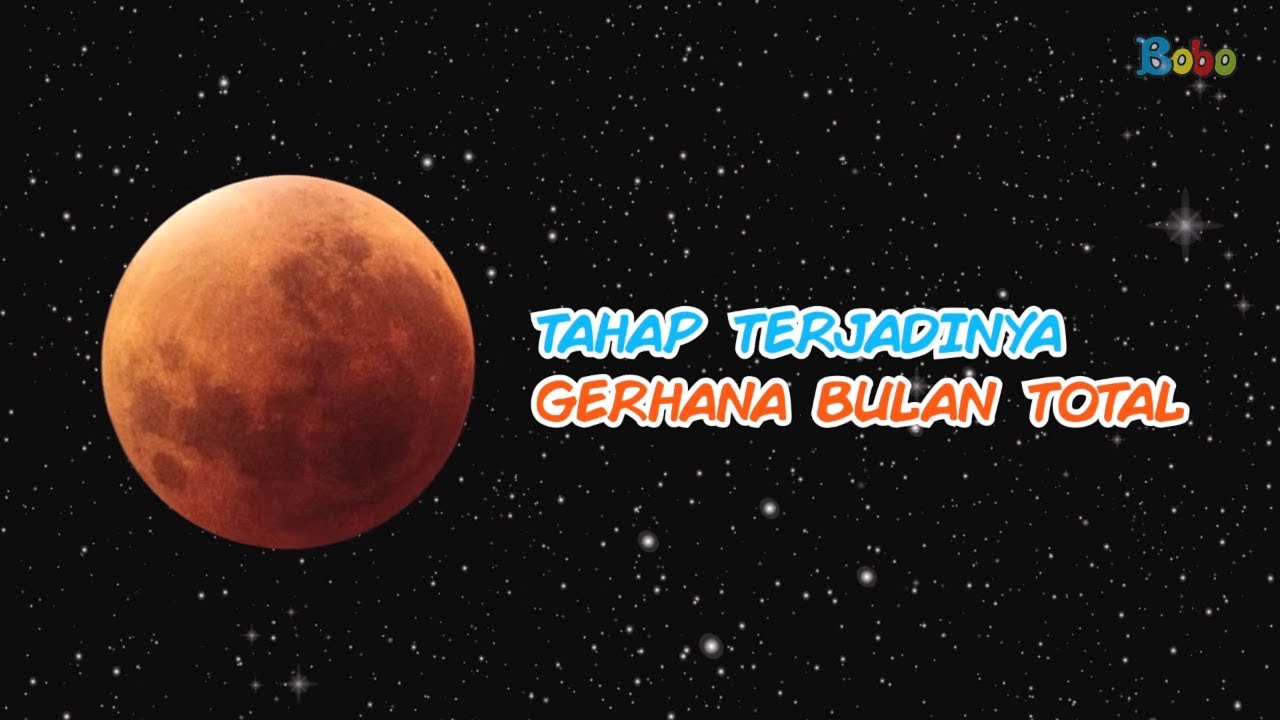 Proses Terjadinya Gerhana Bulan Total Youtube