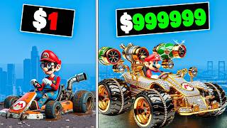 $1 to $1,000,000 Mario Kart in GTA 5 screenshot 5