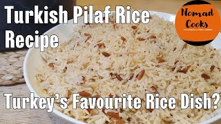 Is This The Most Widely Eaten Turkish Food Dish? Turkish Rice Pilaf Recipe. Easy Turkish Recipe.