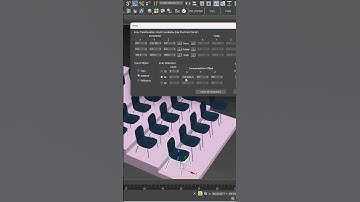 3dsmax 2022 Array Modifier      #3dmaxtutorial #beginner #3dmax #3dmodeling #modelingtips