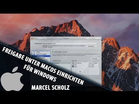 Dateifreigabe von Mac