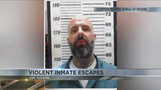 Have you seen him Violent inmate escapes USP Tucson camp
