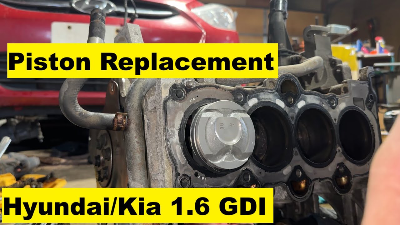 Piston Replacement Hyundai Kia 1.6 4 Cylinder Gamma 2 Non Turbo Rio Accent 12 13 14 15 16 17