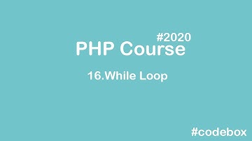 PHP In Arabic | 16 - While Loop
