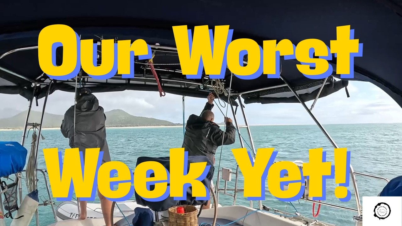⁣Our Worst Week of Sailing So Far 30 knots, Seasick & Battery Issues Liveaboard Sailing Episode 136