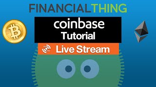 Coinbase / Coinbase Pro Tutorial Live Stream - How to make market trades & stop loss sell orders