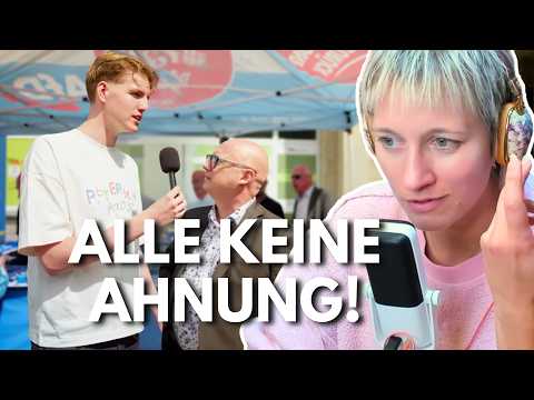 Marcant am AfD-Stand