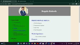 Creating a resume using HTML and CSS | HTML & CSS resume: A Complete Tutorial