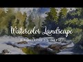 Watercolor Landscape Painting: A Timelapse to Inspire