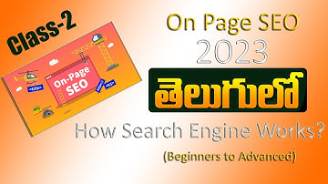 How Search Engines Work: Crawling, Indexing, and Ranking | SEO Tutorial for Beginners in Telugu 2023