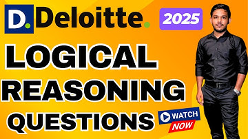 Deloitte Logical reasoning Questions #deloitte #question