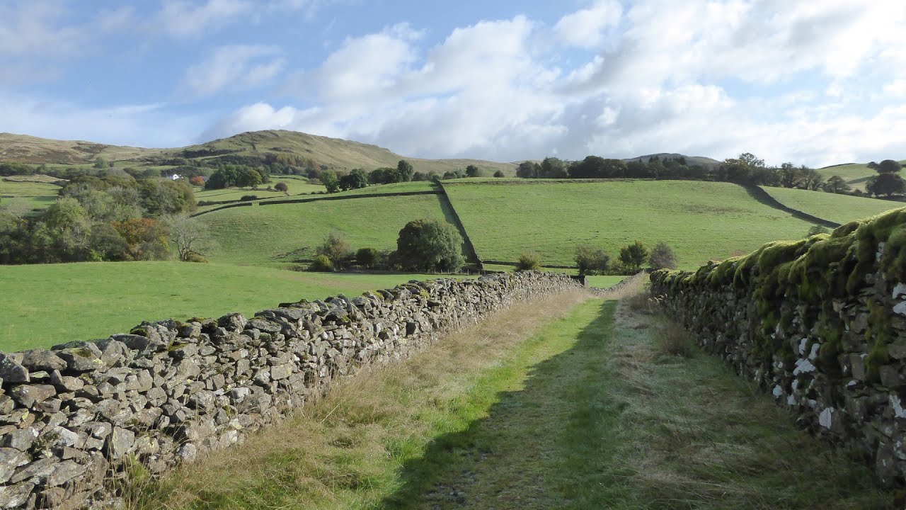 Staveley Fell Country Walk Scenery Lake District Cumbria Walks Tour England Walking Holidays
