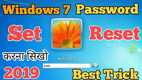 How to set Password in Windows XP/7/8/9/10 or Reset password ll TechFreez