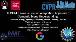 FREDOM: Fairness Domain Adaptation Approach to Semantic Scene Understanding