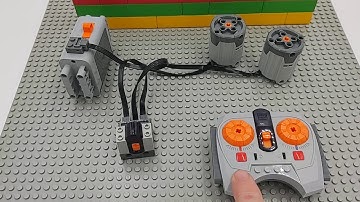 eBay test video for Lego Power Functions IR controller