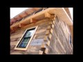 Outside walk threw of log cabin built by Patriot log HOme builders of Wisconsin Outside walk threw of log cabin built by Patriot log HOme builders of Wisconsin