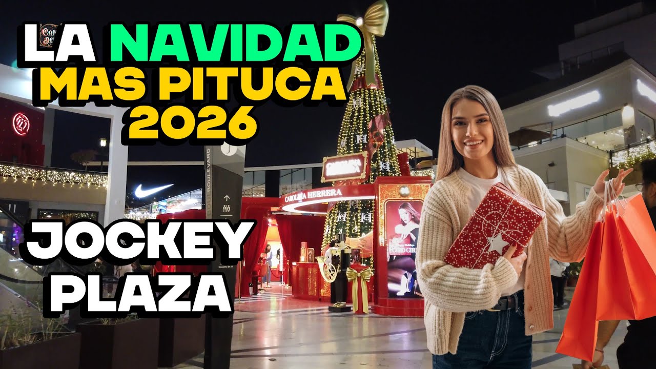 Así se vive la Navidad en el mall más pituco de Lima, Walking tour 4K