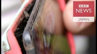 ギャラクシーノート7の交換機が手の中で燃え始め　米少女