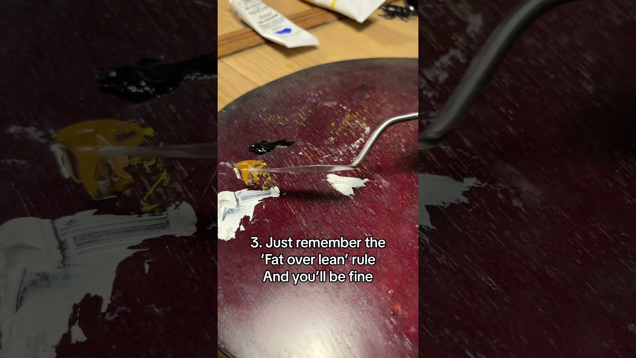 How to paint solvent free with oil paint 