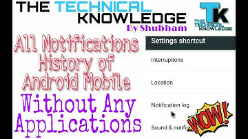 How to Recover all lost notifications in Android | All notifications history kaise wapis paye.