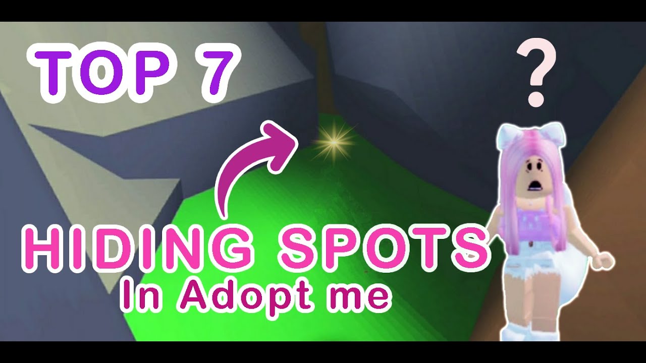 Top 7 best hiding spots in Adopt me💗. Roblox YouTube