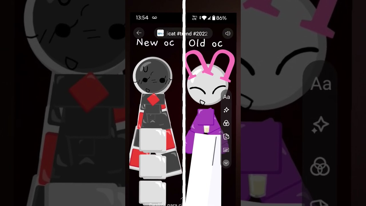 New oc | old oc - YouTube