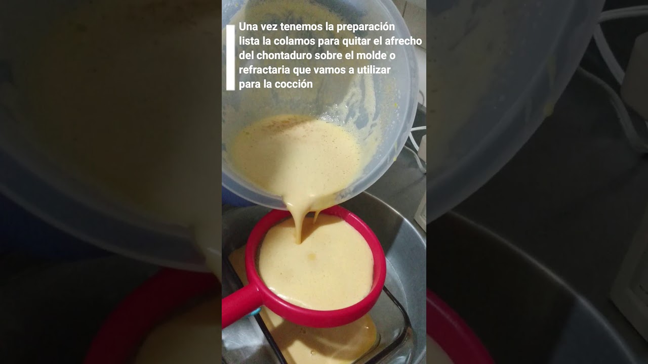 Postre de chontaduro